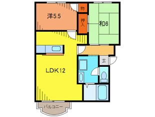 コントラ－ダ逆瀬川の物件間取画像